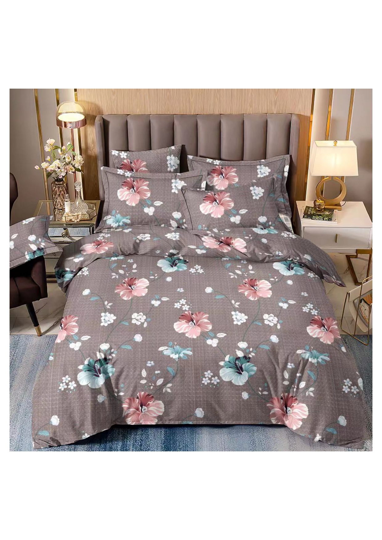 Sweet Maple Printed Bedsheet - 100% Cotton Twin Size 90x100 Assorted Colors As Per Buyer Requirement | Washable Jacquard Style Comes With Pillowcase