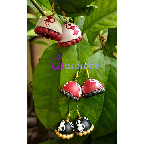 R57 Terracotta Earrings Gender: Women