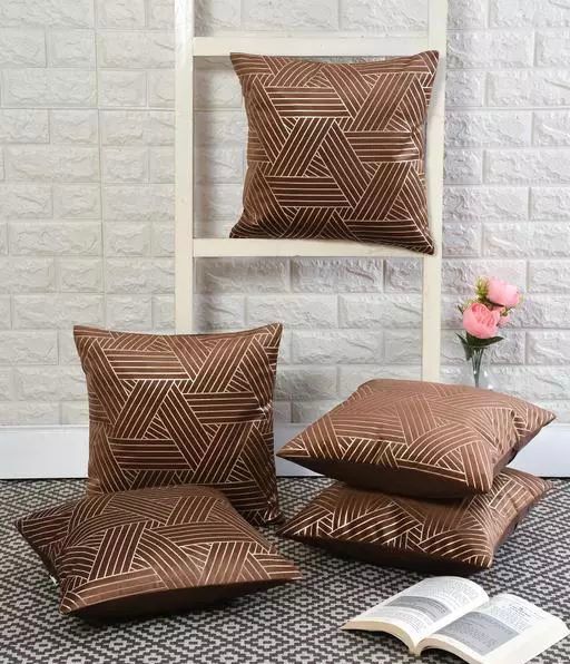 Bead Cushion Cover - Durable Fabric, Square Shape, Vibrant Yellow Color | Zipper-free Design, Outdoor Resistant, Easy To Clean