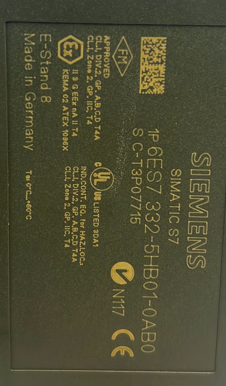Siemens Simatic S7-300 - 2 Analog Output Module 20-pole, 11/12 Bit Resolution, Isolated | Industrial Application, Ip54 Protection, 24v Output, Energy Efficient