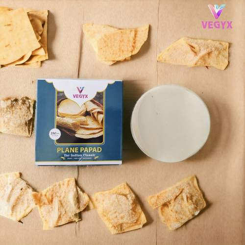 Different Available 250gm Plain Papad