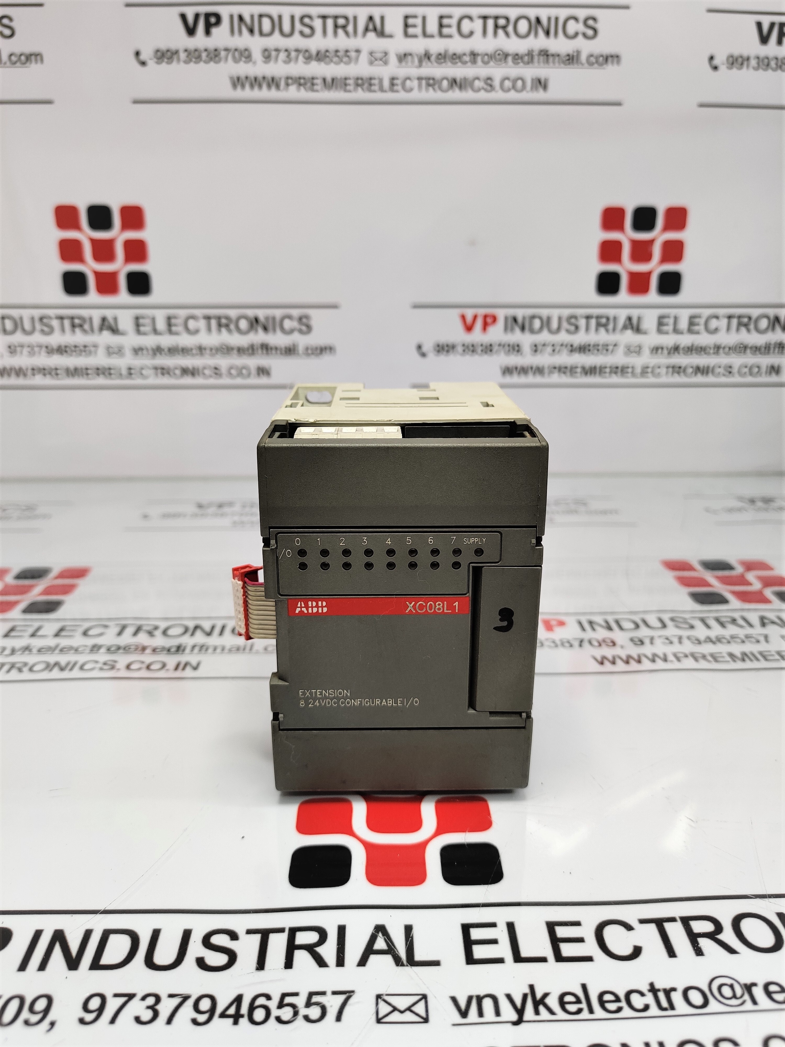 Abb Module Xc08l1 - 24volt, 5x4x3 Inches | Ip55 Protection Level, Industrial Application, Grey Color, 500gms Weight