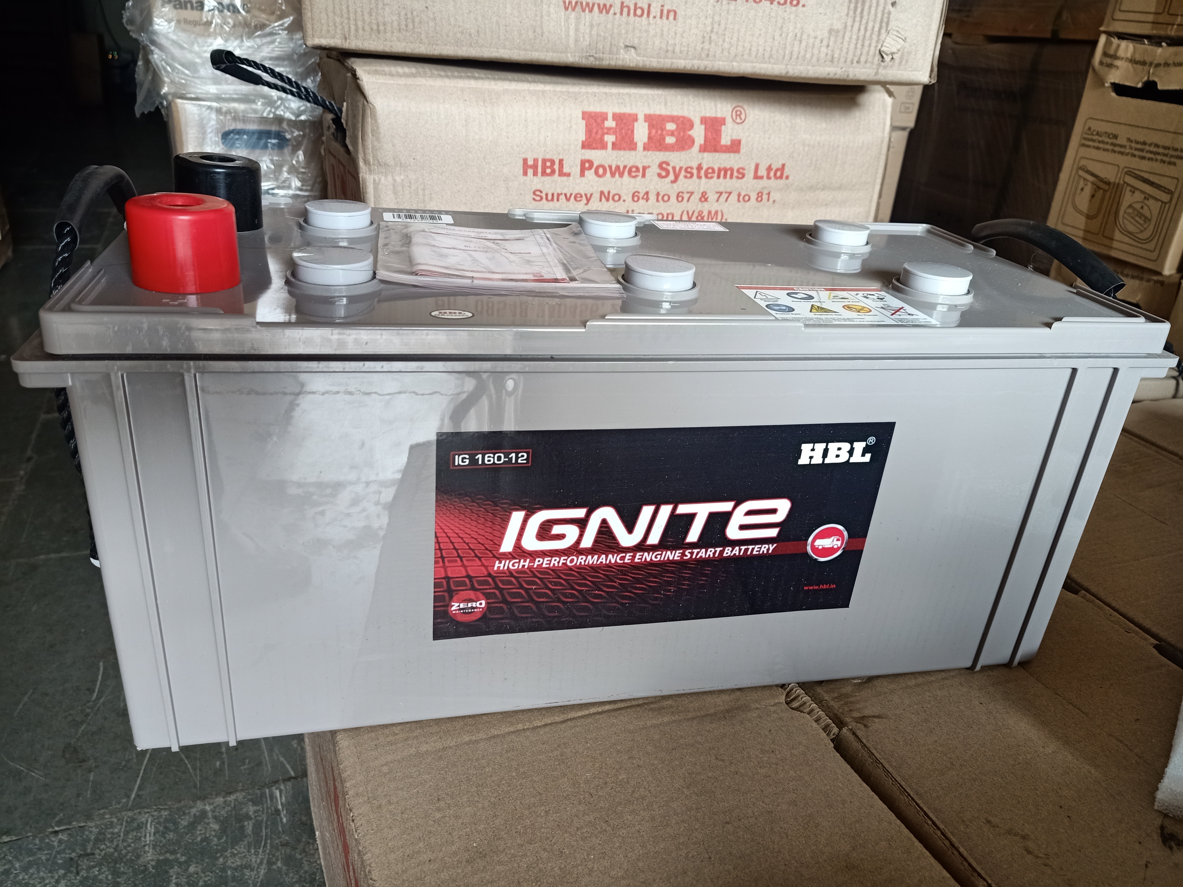Hbl Ig 160 Battery - Color: Light Gray