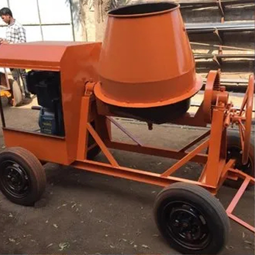 Half Bag Cement Concrete Mixer Machine - Powerful Motor, Manual Control System | Durable Design, Warranty Included, Ideal for Residential and Commercial Use