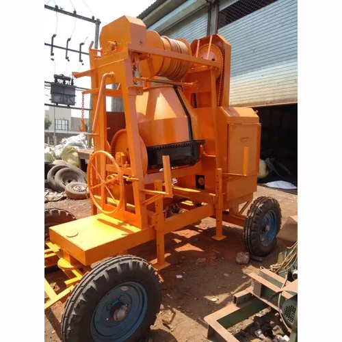 Lift Type Concrete Mixer Machine - Powerful Motor, Manual Control System | High-Quality Concrete Production with Reliable Lifting System and Warranty