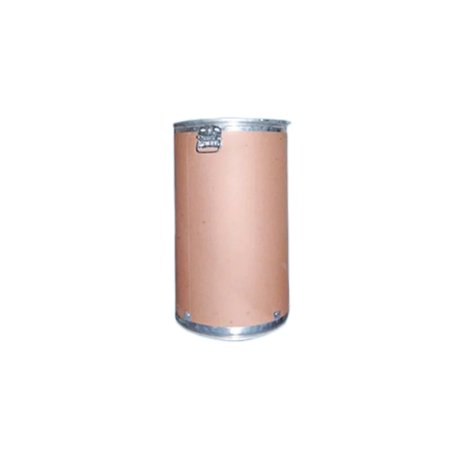साइड हैंडल के साथ ब्राउन फाइबर ड्रम