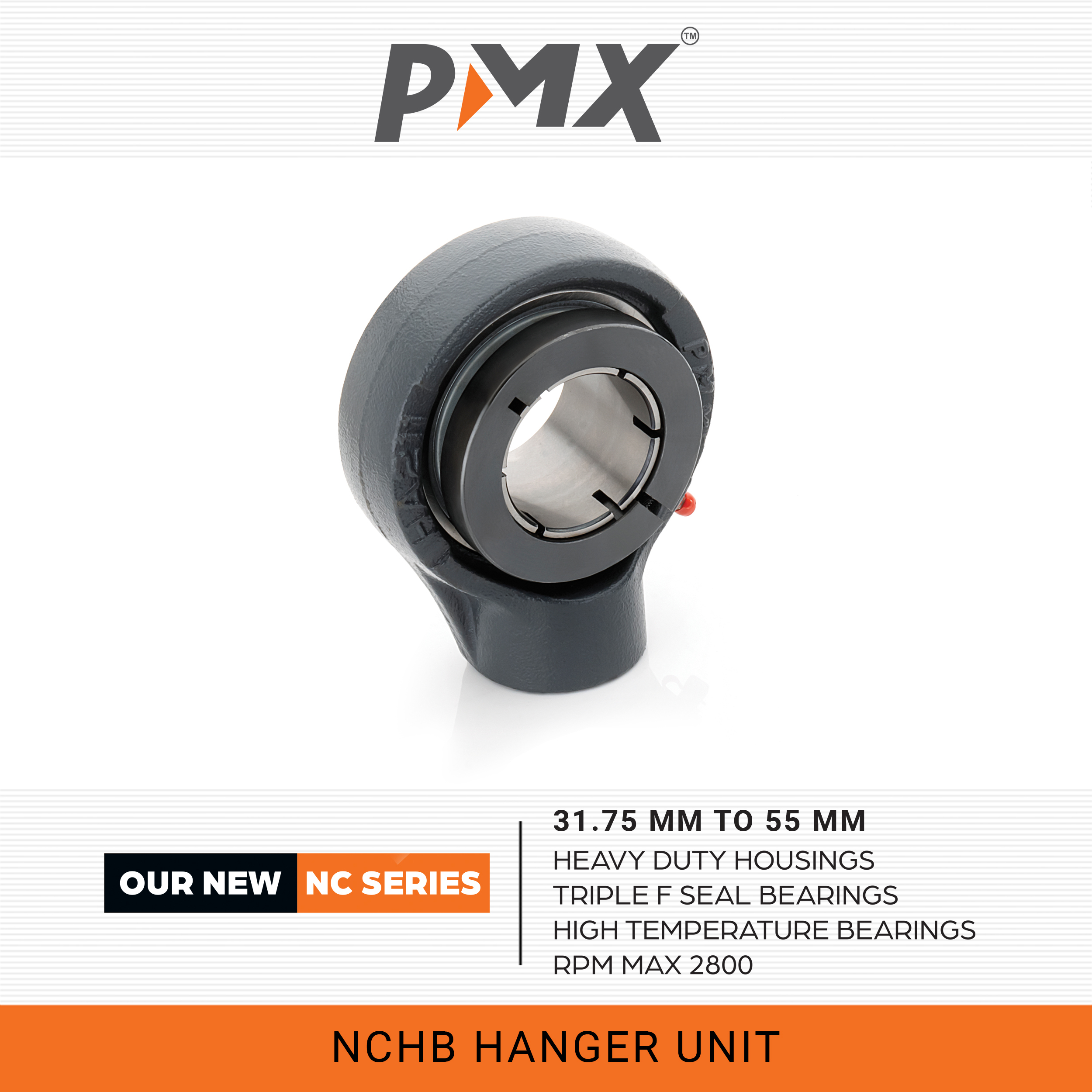 Nchb Hanger Unit Bore Size: 31.75mm To 55mm