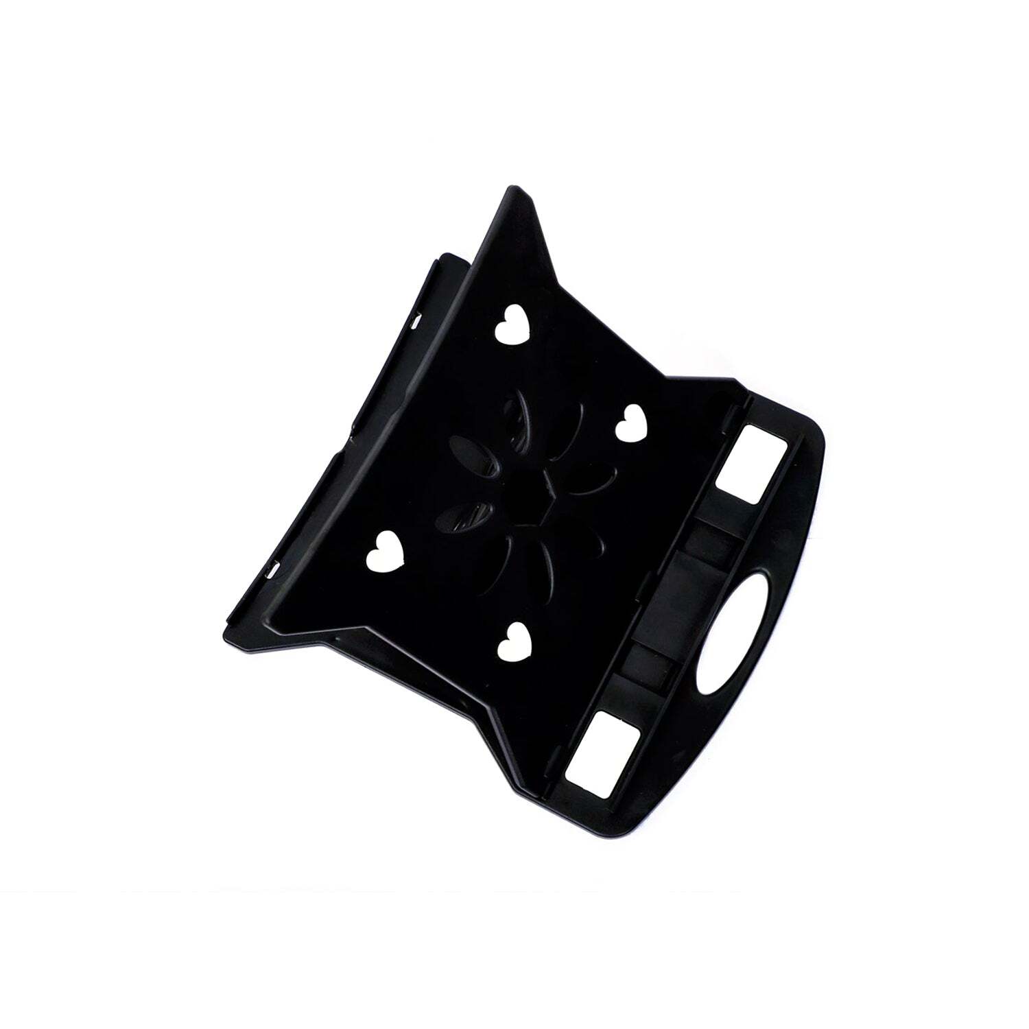 Adjustable Laptop Stand Patented Riser - Portable Mobile Stand, Adjustable Design, Sleek Black Finish | Enhances Ergonomics For All-day Comfort