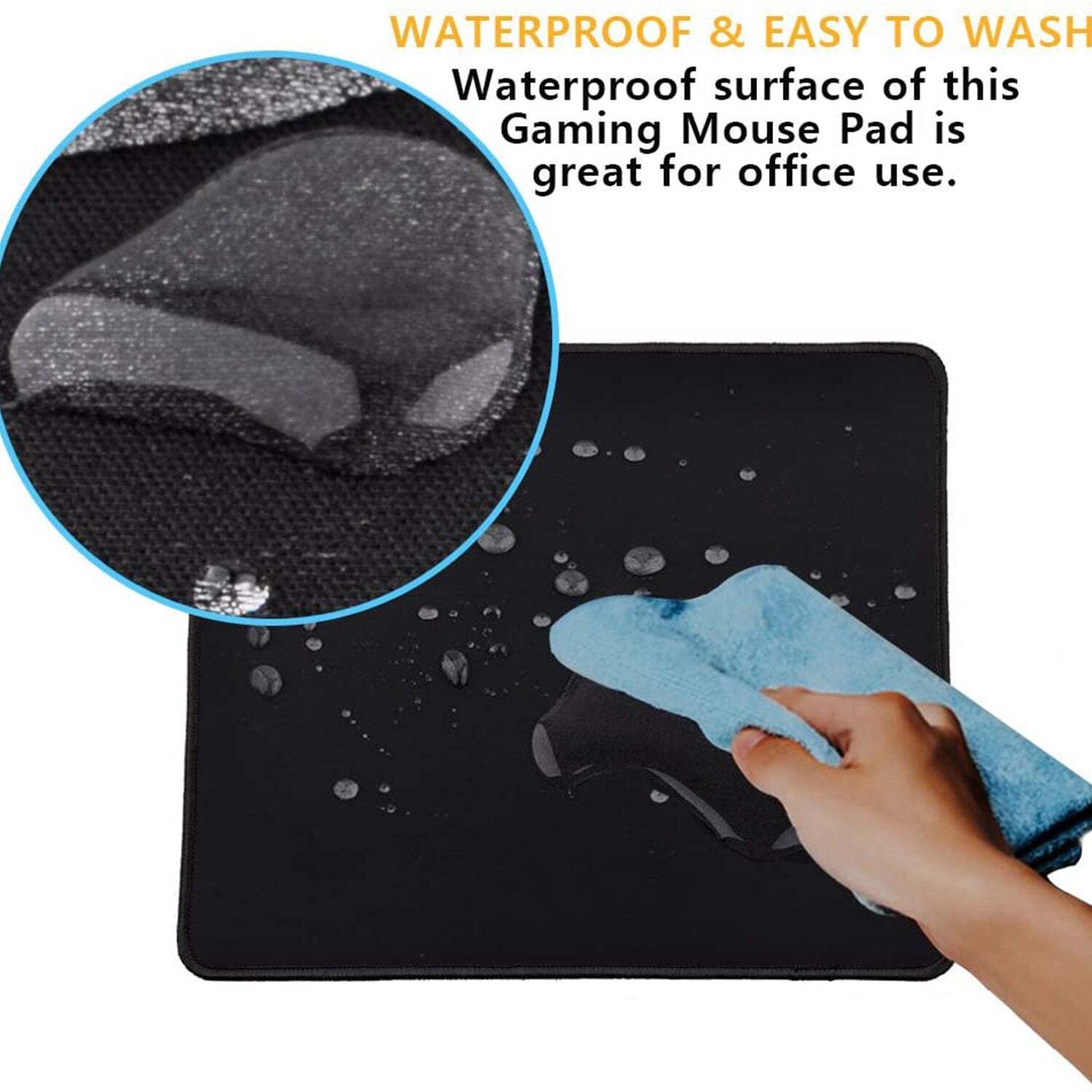 Simple Mouse Pad - Black, Ideal Accessory For Enhanced Computer Use