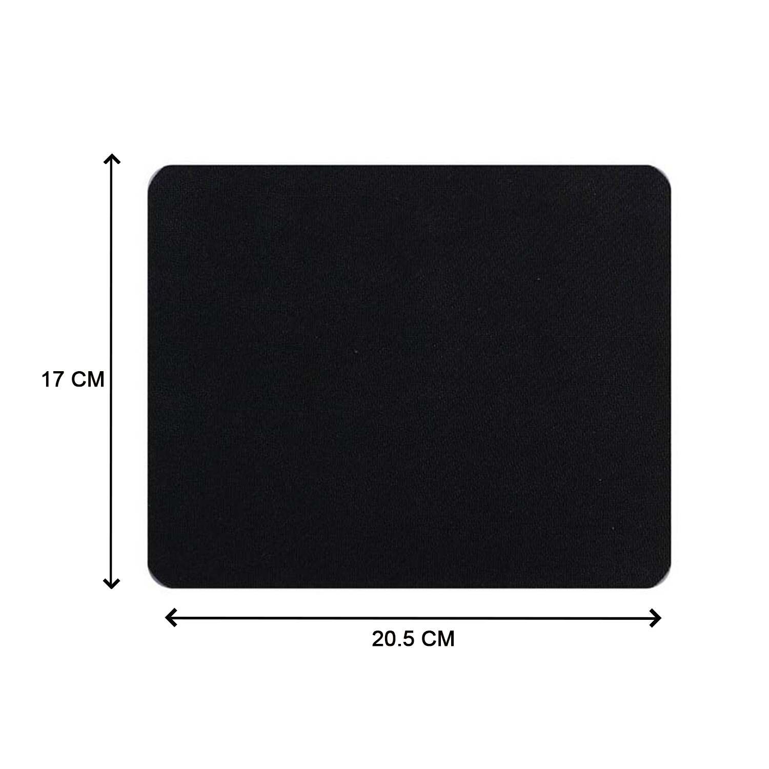 Simple Mouse Pad - Black, Ideal Accessory For Enhanced Computer Use