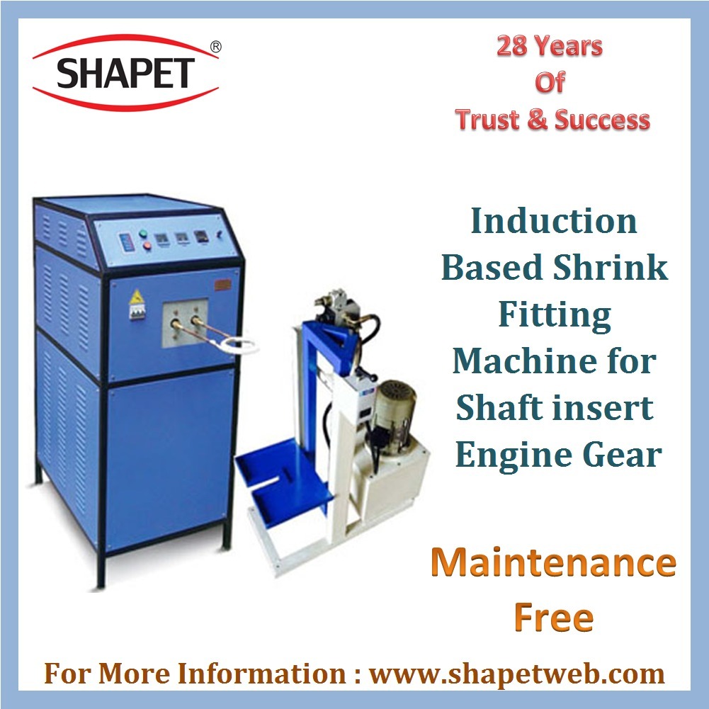 Induction Based Gear Shaft Shrink Fitting Machine - Color: Gray