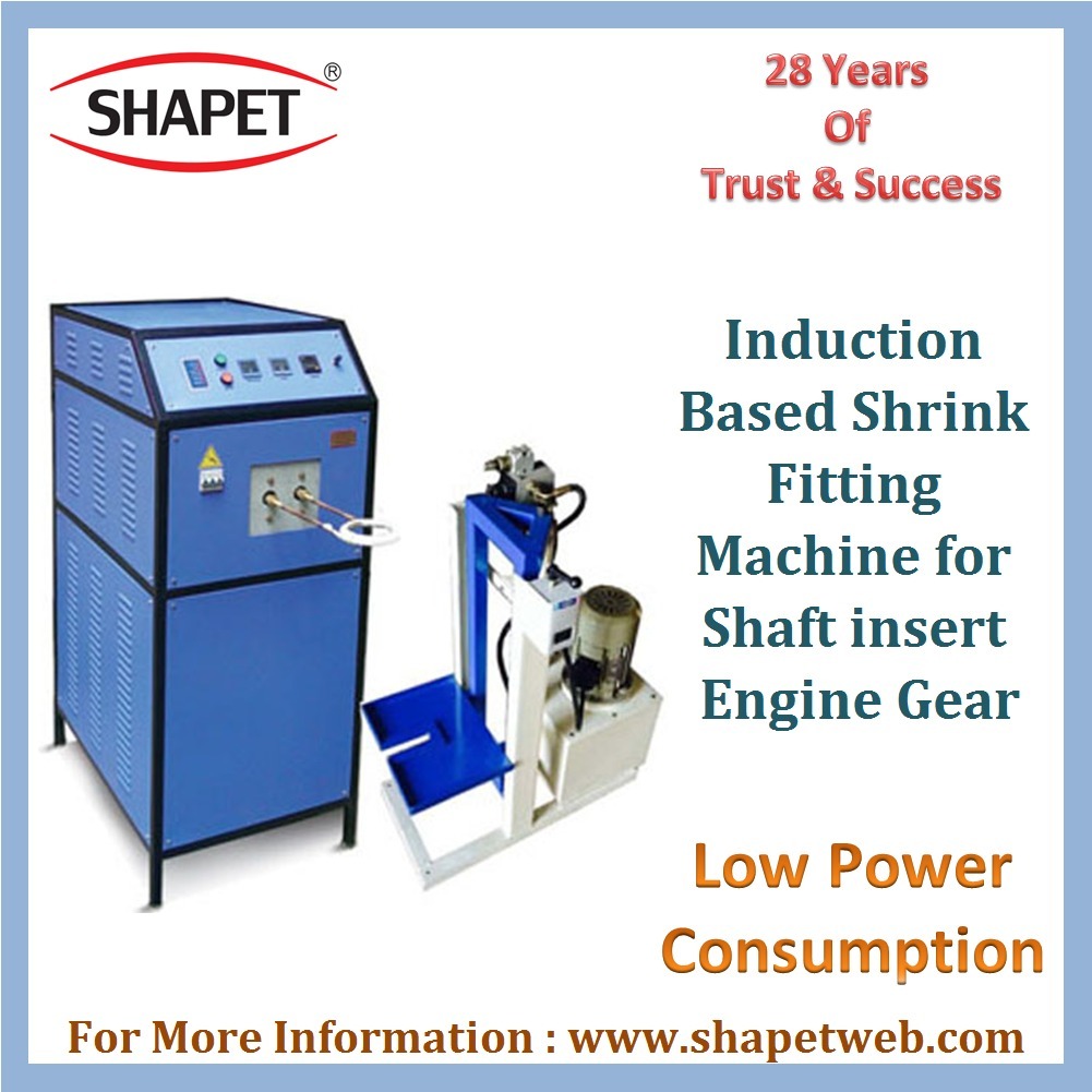 Induction Based Gear Shaft Shrink Fitting Machine - Color: Gray