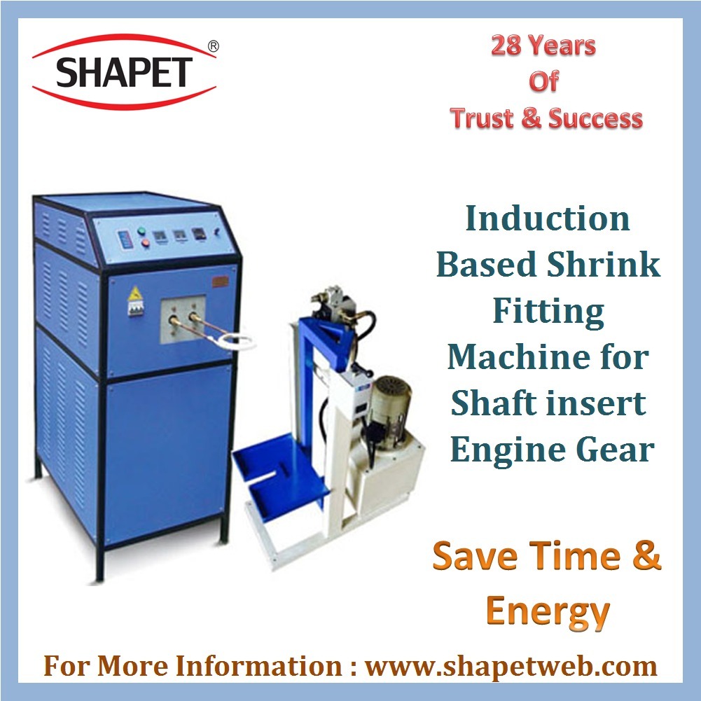 Induction Based Gear Shaft Shrink Fitting Machine - Color: Gray
