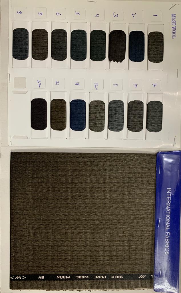 Wool Mart Mix Fabric - Multicolor Plain Wool Blend | Ideal For Personal Use, Versatile Multi-purpose Fabric For Crafts And Home Decor