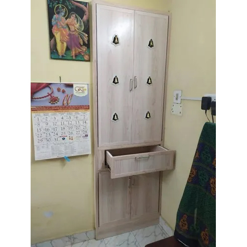 Multocolor Pvc Double Door Pooja Cupboard