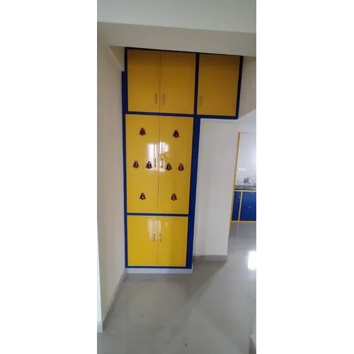 Multocolor Pvc Double Door Pooja Cupboard