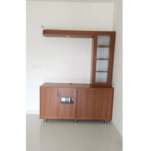 ब्राउन पीवीसी टीवी यूनिट