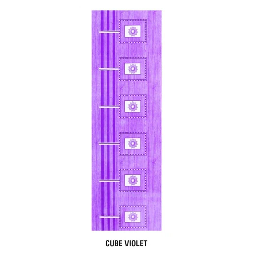 Cube Violet Designer Door - Various Sizes Available, Purple Color For Elegant Household Application