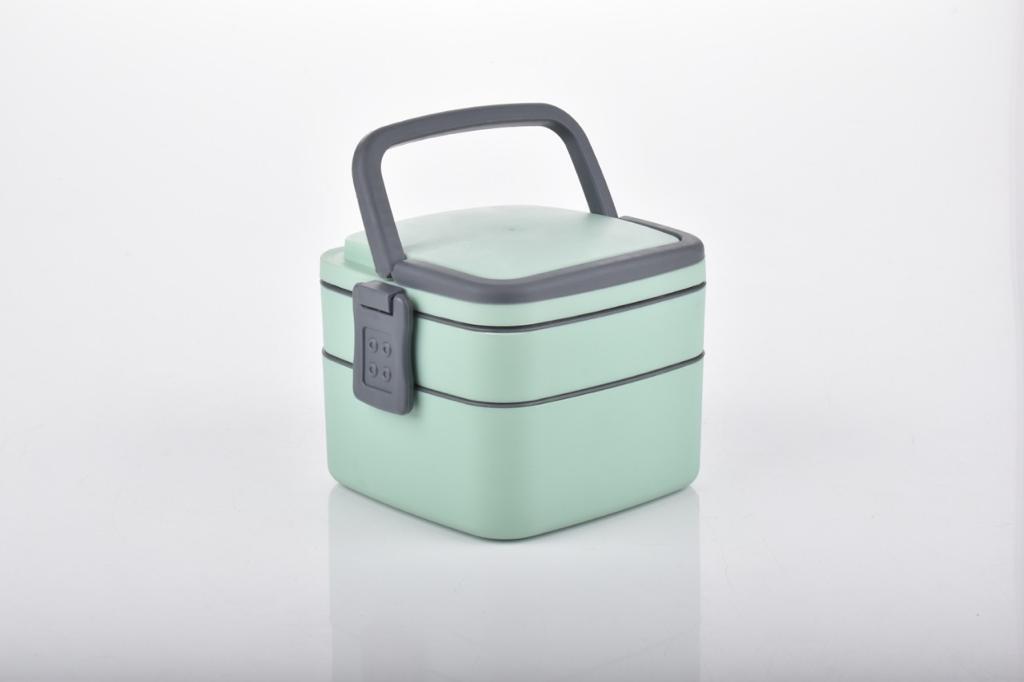 Bento Lunch Box - Color: Green Blue