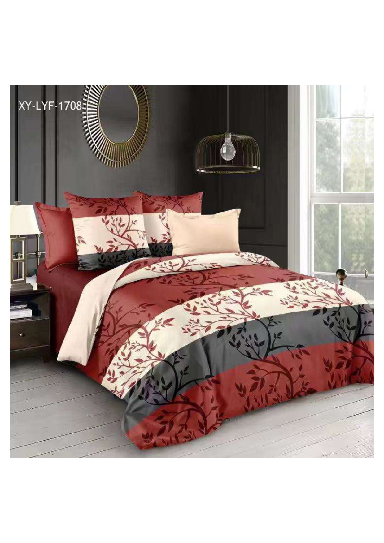 Italia Printed Bedsheet - 100% Cotton, 108x108 Inches, Assorted Colors | Washable, 200 Tc, King Size, Includes Pillowcase, Perfect For Home And Hotels
