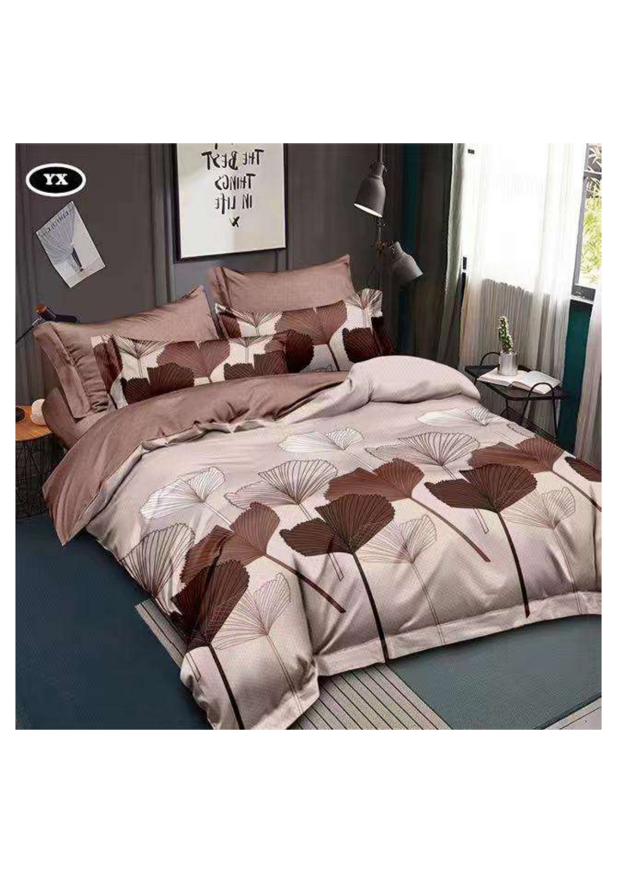 Italia Printed Bedsheet - 100% Cotton, 108x108 Inches, Assorted Colors | Washable, 200 Tc, King Size, Includes Pillowcase, Perfect For Home And Hotels