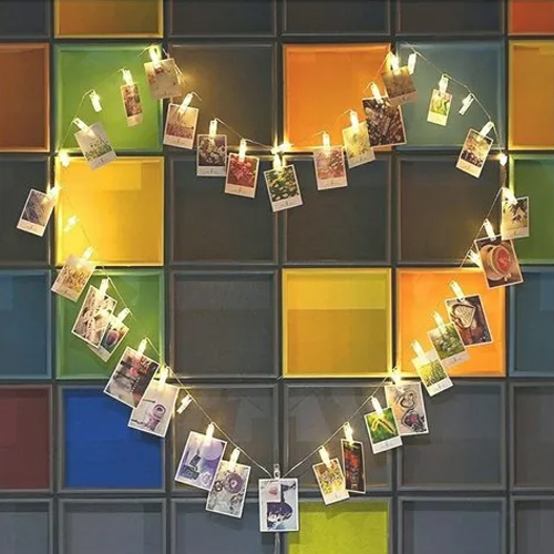 Photo Clip Led Decoration Light - Color: White