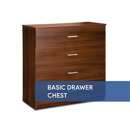 ब्राउन बेसिक ड्रॉअर चेस्ट