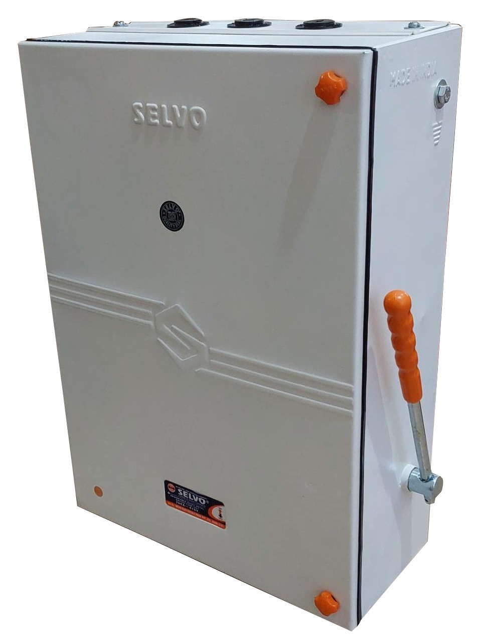 White Selvo 200a 415 Volts Three Phase Neutral Rewireable Switch Fuse Units