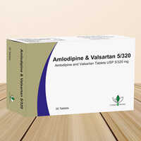 एम्लोडिपाइन और वाल्सर्टन टैबलेट यूएसपी 5-320 मिलीग्राम सामान्य दवाएं