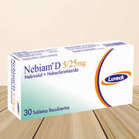 नेबियम नेबिवोलोल और हाइड्रोक्लोरोथियाज़ाइड टैबलेट 5 मिलीग्राम -25 मिलीग्राम सामान्य दवाएं
