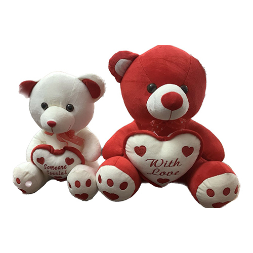 Multicolor Super Soft Valentine Teddy