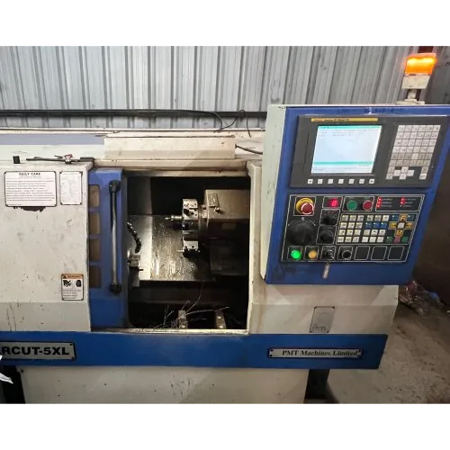 White Pmt Cnc Turning Machine