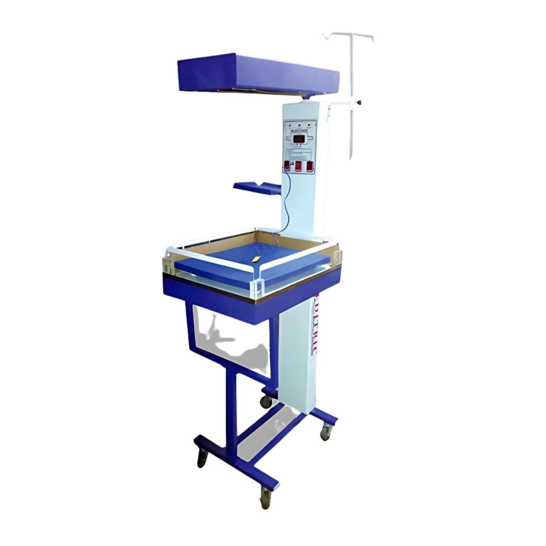 Single Sensor Radiant Heat Warmer - Plastic & Stainless Steel, 20 Kg Capacity, 240 V Power Supply, 60 Hz Frequency, White And Blue Design, Suitable For Hospital Use