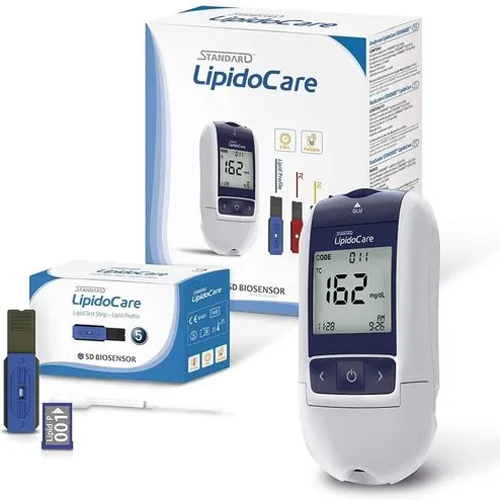 Plastic Sd Biosensor Lipidocare Lipid Profile Meter