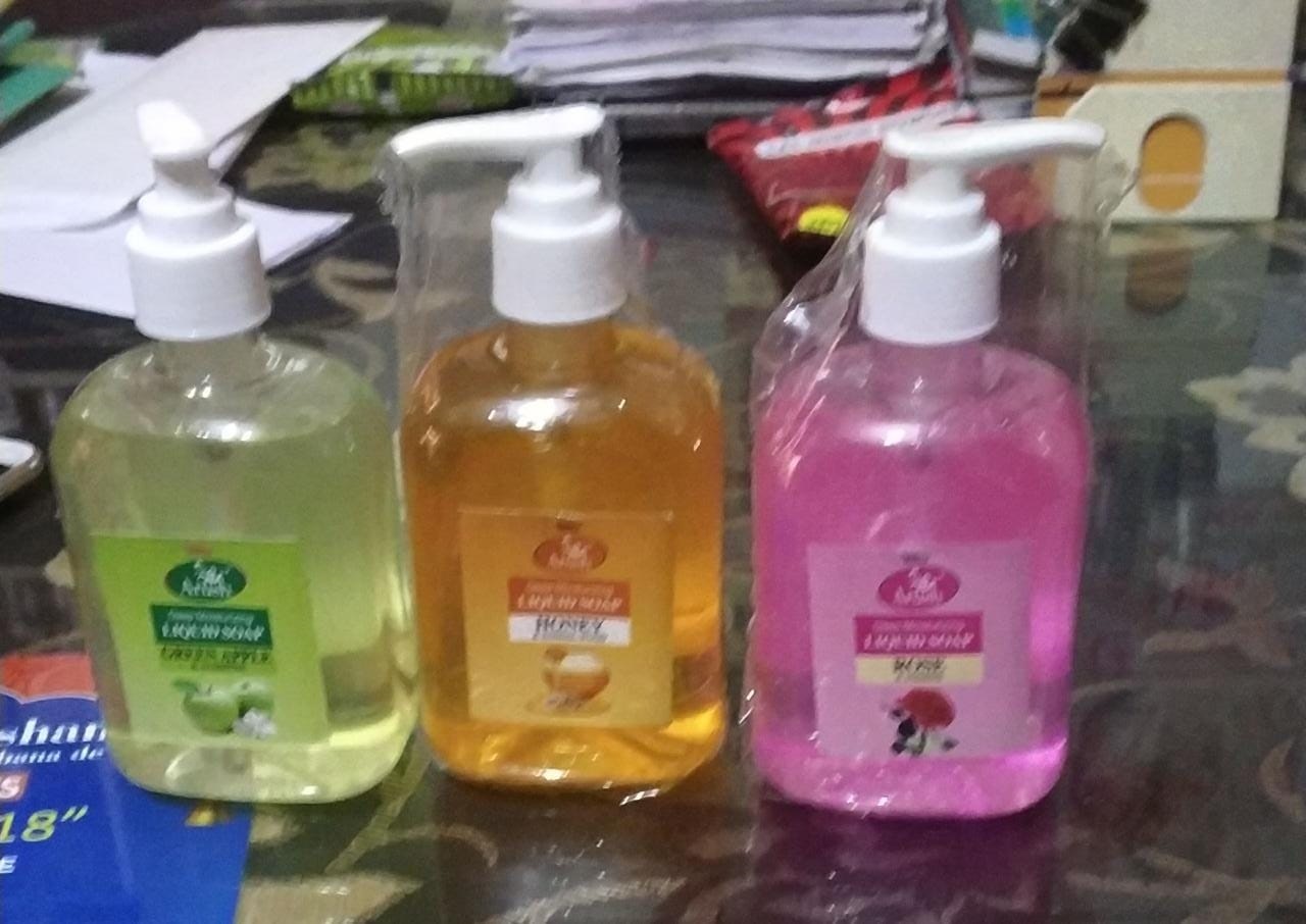 Hand Wash Bottle - Durable Plastic Design | Versatile Use For Home And Office