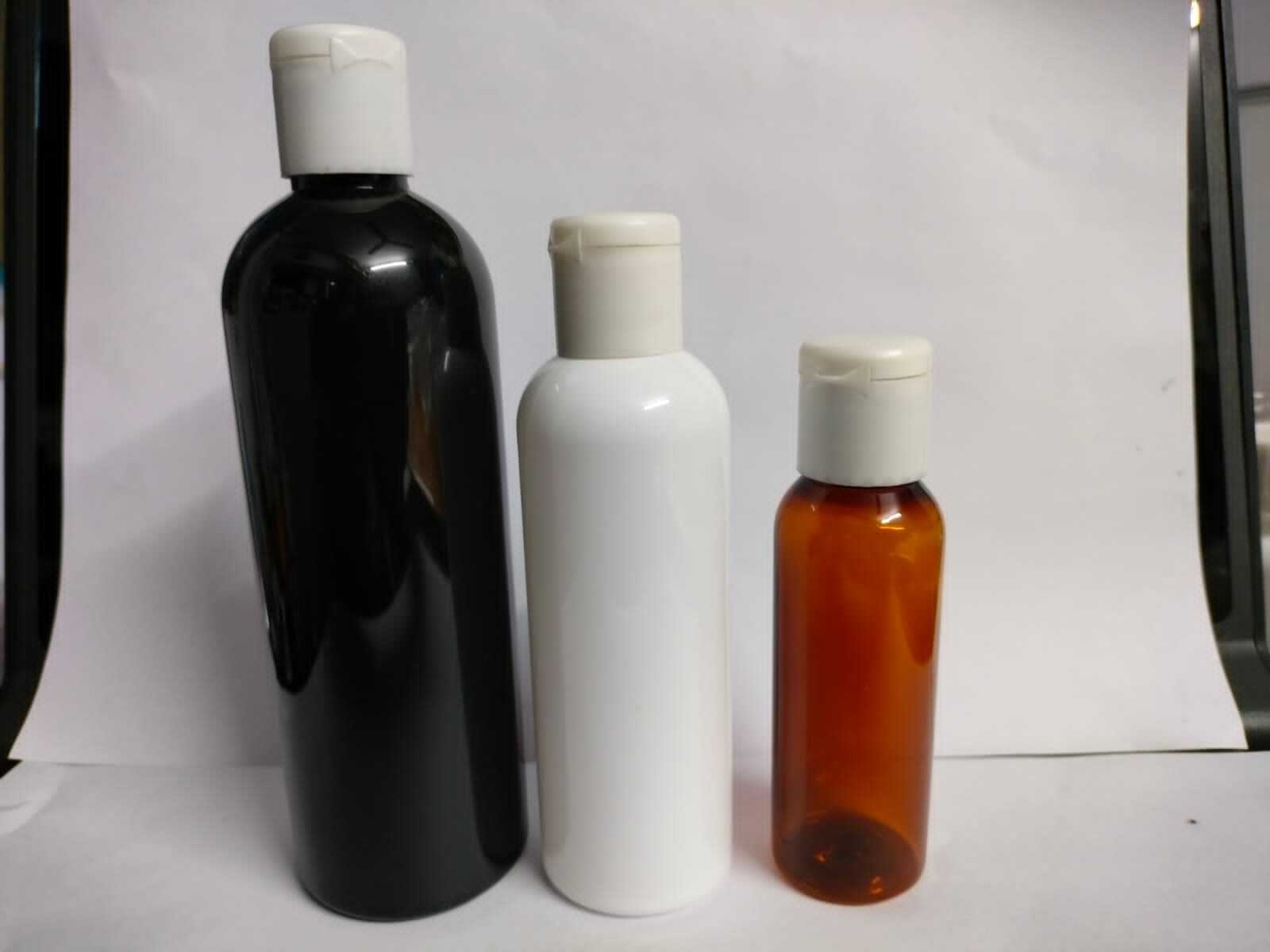 Shampoo Bottle - Plastic, 100 Ml Oval Shape | Durable, Tamper Resistant, Attractive Design