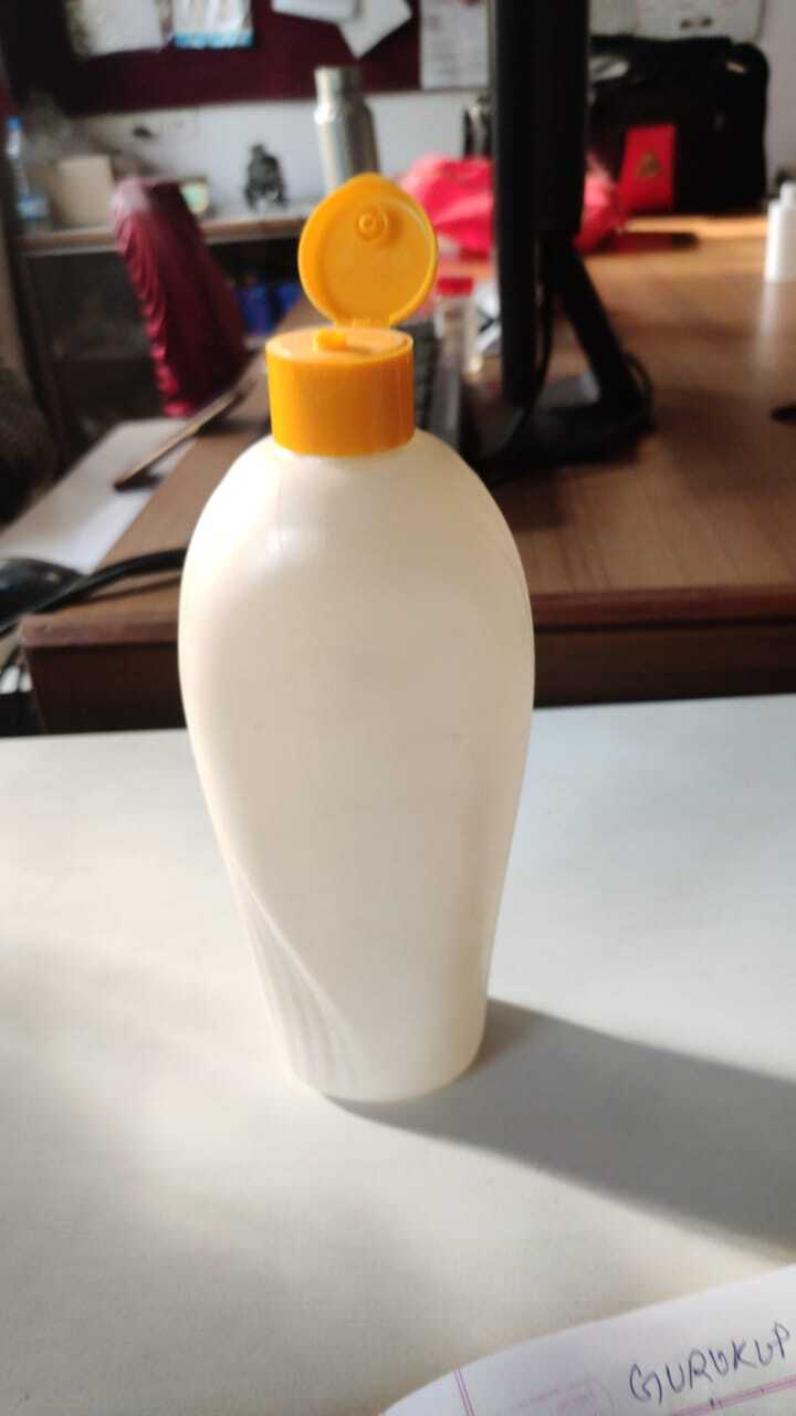 Shampoo Bottle - Plastic, 100 Ml Oval Shape | Durable, Tamper Resistant, Attractive Design