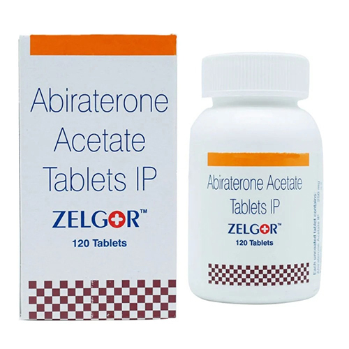 Zelgor Tablets - 250mg Abiraterone Acetate | Anti-cancer Treatment For Prostate Cancer, 120 Tablets Per Pack, Store Below 30a C