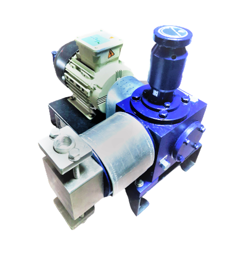 Blue Alum Dosing Pumps