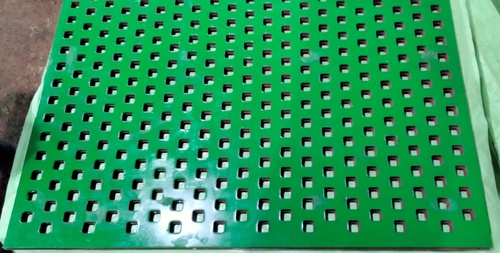 Pu Punch Plate Screen - Color: Green