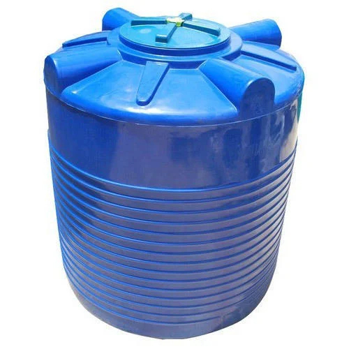  PVC 500Ltr नीला प्लास्टिक वाटर टैंक