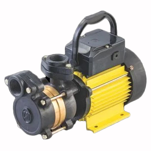 Electric Single Phase Monoblock Pump - Mild Steel, Various Sizes , Yellow Color, High Efficiency For Industrial Applications
