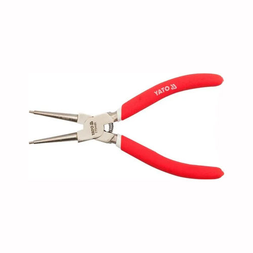 Silver Internal Straight Circlip Pliers