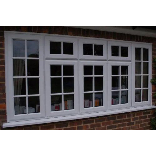 Upvc जॉर्जियाई बार विंडो आवेदन: वाणिज्यिक