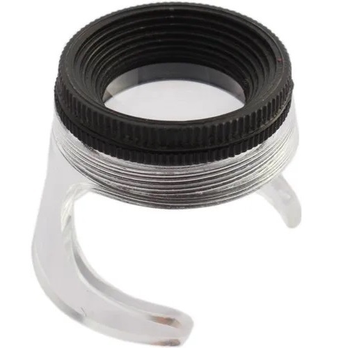 Stand Magnifier Cutaway - Glass Material, 6x Magnification, 24d Diopter | User Friendly, Lightweight, Ideal For Low Vision Aid