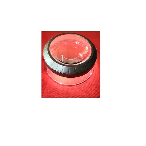 Led Dome Magnifier - Glass Lens 5x90mm, 5x72mm, 5x70mm | Lightweight, User-friendly, Low Vision Aid For Patients