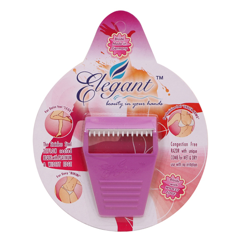एलिगेंट लेडीज़ पिंक रेज़र ब्लेड सामग्री: स्टेनलेस स्टील