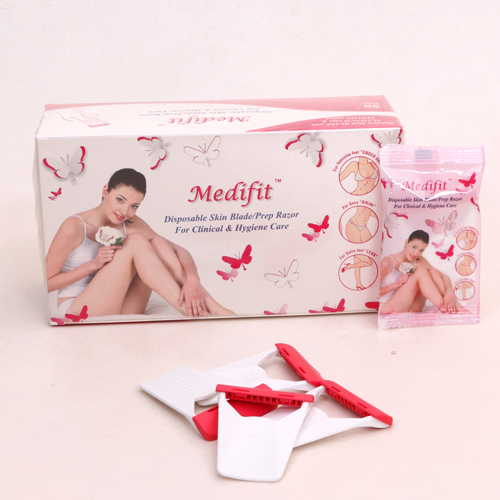 Hygine  Disposable Skin Blade Prep Razor Blade Material: Stainless Steel