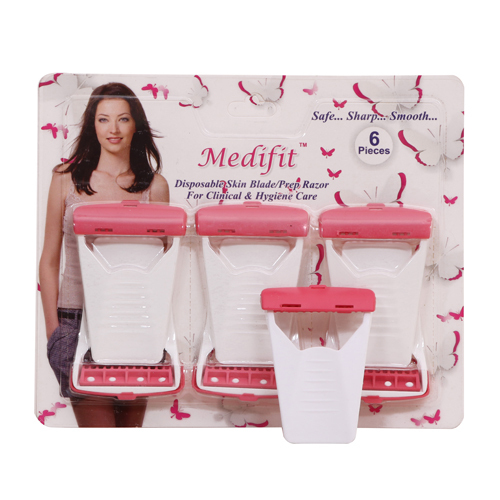 Medifit Ladies Razor 6 Pcs Pack Blade Material: Stainless Steel