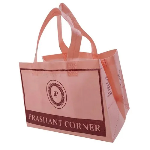 Flexographic Non Woven Shopping Bag - Non-Woven Polypropylene, 10x10 to 18x24 Inch Sizes, Durable Flexiloop Handle for Food Industry Use